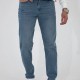 Taşlamalı Mavi Regular Fit Rahat Kesim Esnek Likralı Denim Jeans Kot Pantolon Taşlamalı Mavi Regular Fit Rahat Kesim Esnek Likralı Denim Jeans Kot Pantolon